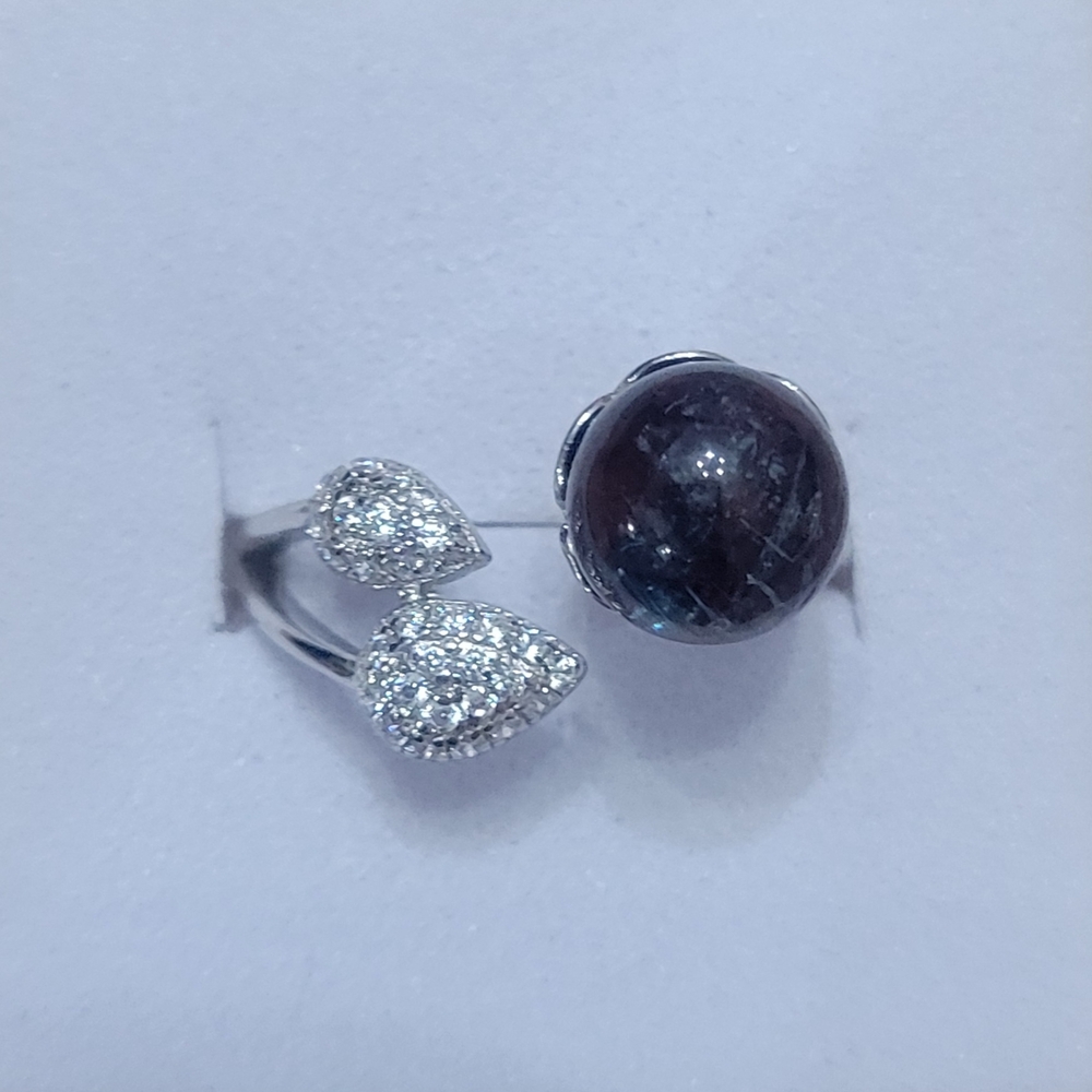 Deep and Transparent Island Aquamarine Sterling Silver Ring